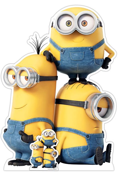 Mischievous Minions Group Pose Cardboard Cutout Standee Stand Up