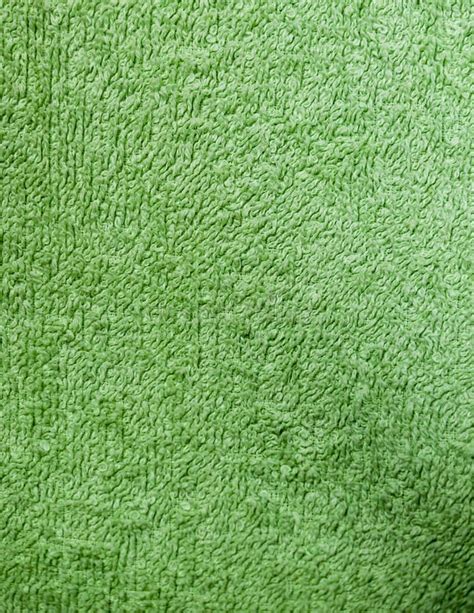 Green Terry Cloth Towel Texture With Vignette Background Bedroom