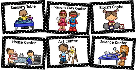 Center Signs For Preschool Pre K Classroom Prekinders Free Printable