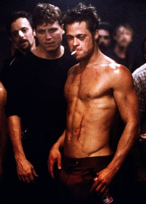 These days, he's happy to look back on the film, and can actually laugh about the. Brad Pitt in 'Fight Club' (Film; 1999) | Is it wrong to ...