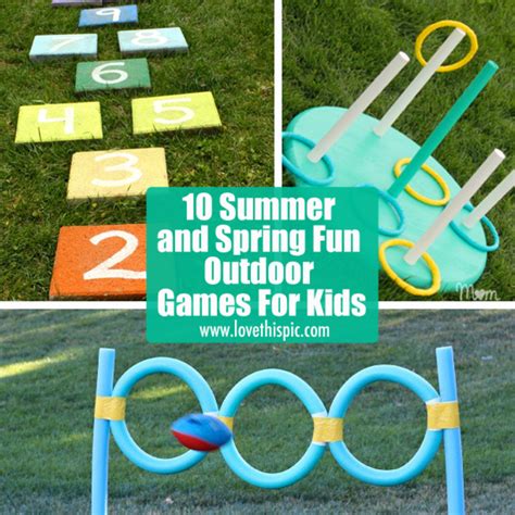 10 Summer And Spring Fun Outdoor Games For Kids