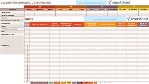 9 Plantillas De Calendario De Marketing Para Excel Gratis 2023