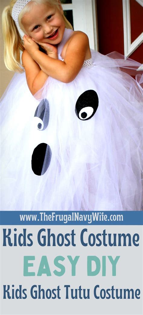 Kids Ghost Costume Easy Diy Kids Ghost Tutu Costume