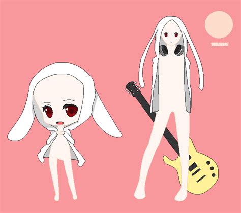 Bunny And Chibi Bunny Base By Natalielobsters On Deviantart