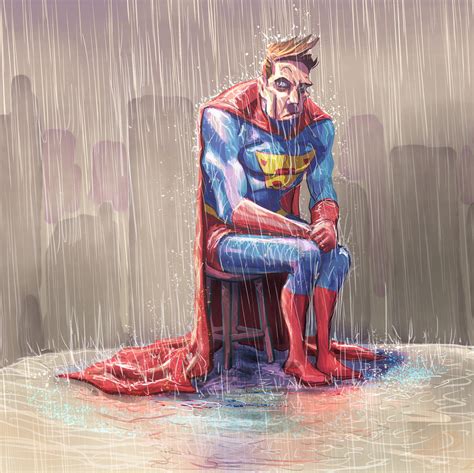 Artstation Sad Superman