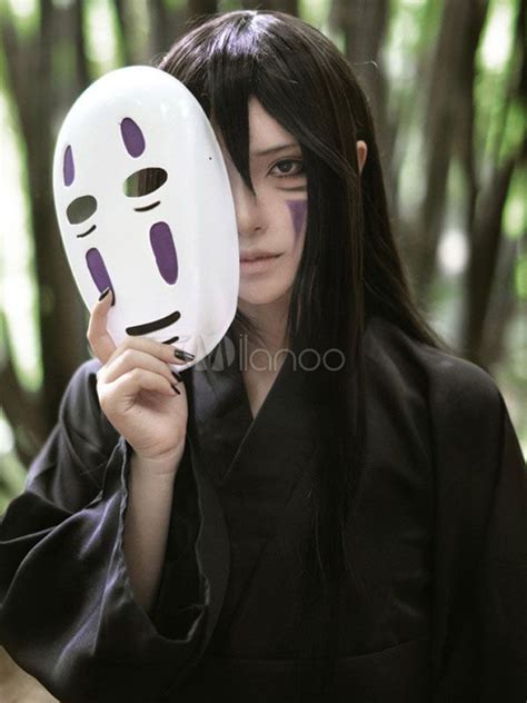 Spirited Away No Face Faceless Kaonashi Cosplay Costume Halloween Faceless Face Spirited