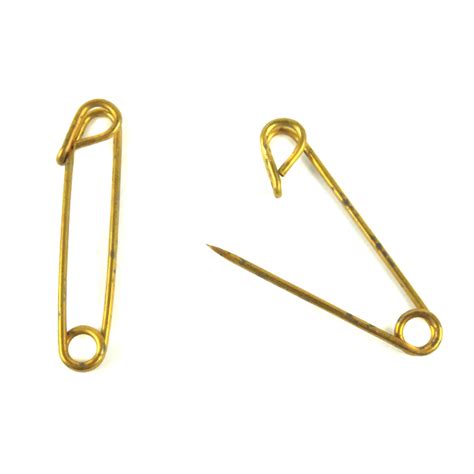 Vintage Brass Safety Pin Finding Brooklyn Charm
