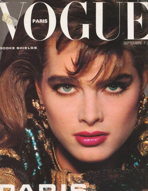 Brooke Sheilds Brooke Shields Vogue Paris Vogue Magazine