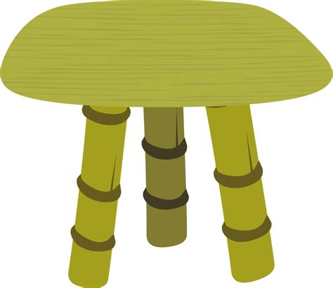 Table And Chairs Table Chair Furniture Nipa Hut Bamboo Hd Png