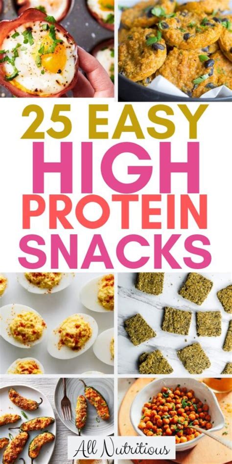 25 Best High Protein Snacks Thatll Keep You Full All Nutritious