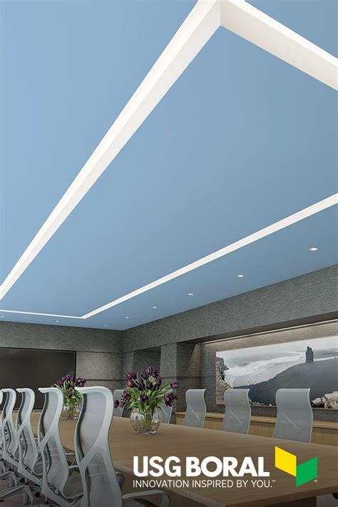 Plasterboard suspended ceiling systems are often used in the design of residential and office space. Ensemble™ Monolithic Acoustic Plasterboard Ceiling System ...