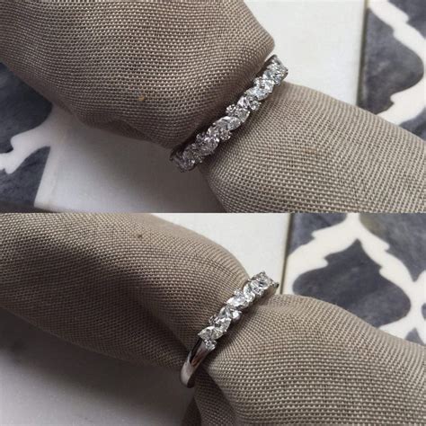 Half Eternity Marquise And Round Laurel Diamond Ring