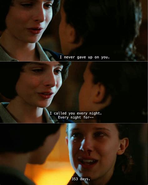 I Will Always Cry At This Part Stranger Things Quote Stranger