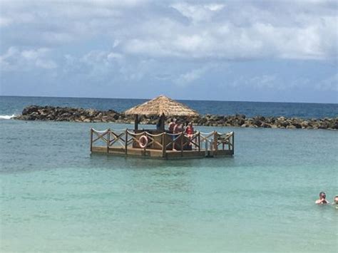 Royal Caribbean Rci Labadee Beach Floating Bar Swim Up Bar April