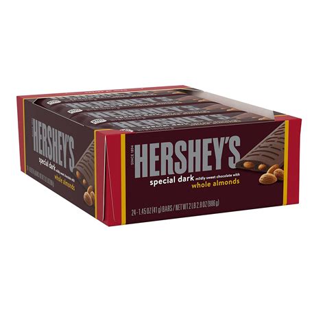 Buy HERSHEY S SPECIAL DARK Mildly Sweet Dark Chocolate With Whole Almond Candy Individually