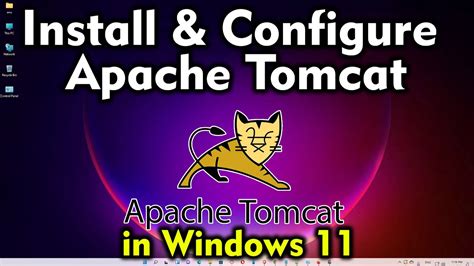 How To Install Configure Apache Tomcat Web Server On Windows With Catalina Home Youtube