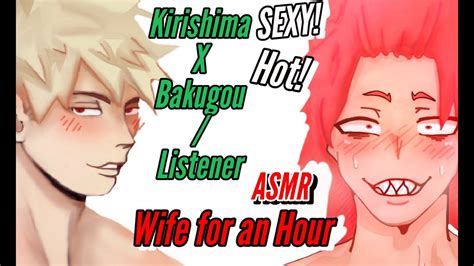 Sexy And Hot Bakugou X Kirishima Listener Asmr Bnha Audio Wife For An Hour Kiribaku