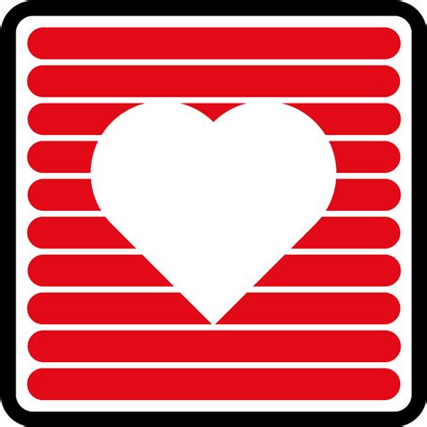 Filelove Heart Symbol Squaresvg Wikimedia Commons