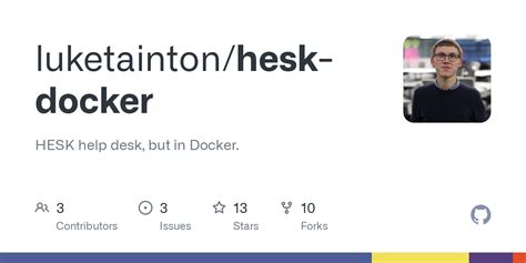 Github Luketaintonhesk Docker Hesk Help Desk But In Docker