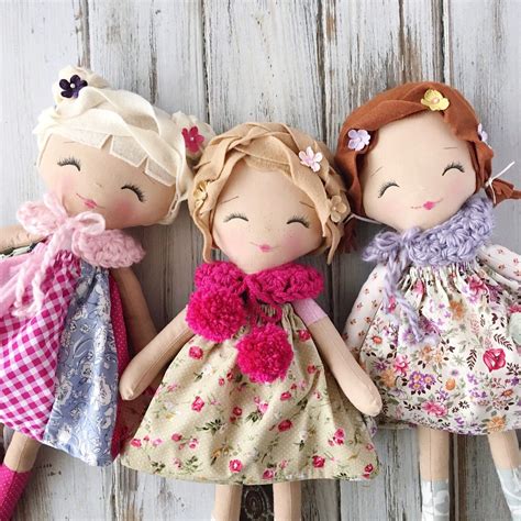 Spuncandy Classic Doll Heirloom Quality Doll Modern Rag Doll Nursery