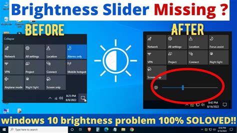 🔆 Fix Brightness Control Slider Is Missing In Windows 10 Adjust Pc
