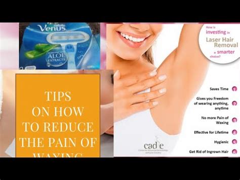 Easy Tips No Pain Reduce Hair For Waxing YouTube