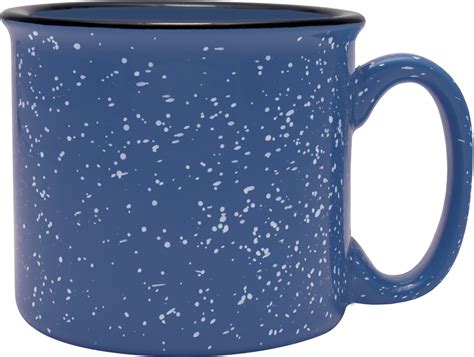 Smore Mug Bulk Custom Printed 14oz Ceramic Speckled Glaze Camp Mug