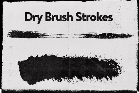 Vector Dry Brush Strokes Wegraphics