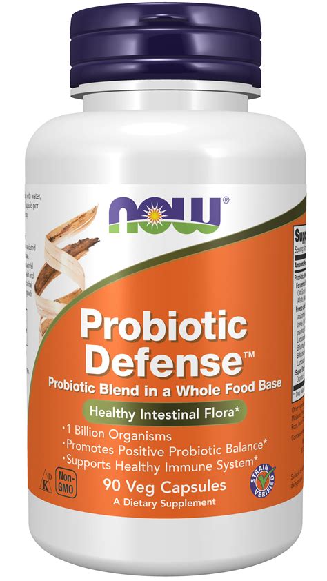 Now Supplements Probiotic Defense Probiotic Blend In A Whole Food