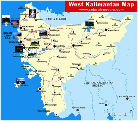 West Kalimantan Map High Resolution Sejarah News