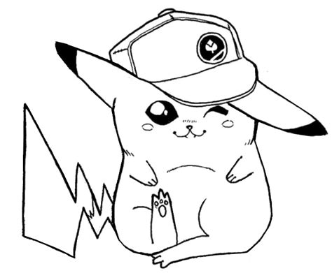 Stampa Disegno Di Pokemon Pikachu Da Colorare