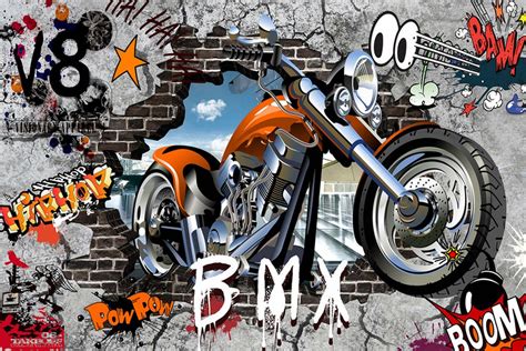 Motorcycle Garage Wallpaper