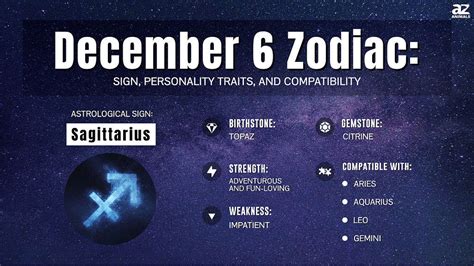 December 6 Zodiac Sign Personality Traits Compatibility And More A