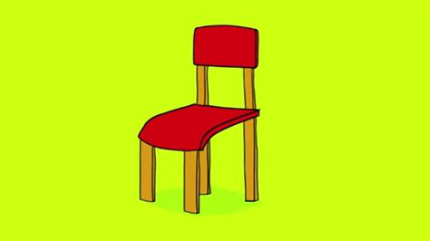 Comment Dessiner Une Chaise En 3d - Apprendre à dessiner une chaise - YouTube