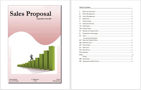 Sales Proposal Template Word Templates