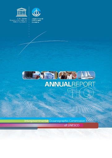 Intergovernmental Oceanographic Commission Of Unesco Annual Report 2010