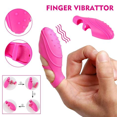 Buy Sex Finger Banger G Spot Stimulator Vibrator Strap On Dildo Massager Women Toys At