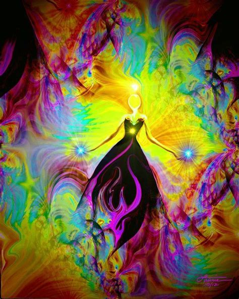 Chakra Art Angel Healing Rainbow Reiki Energy Art Decor