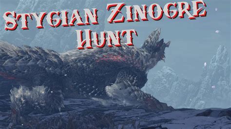 Stygian Zinogre Hunt Master Rank Solo Monster Hunter World Iceborne Pc Youtube