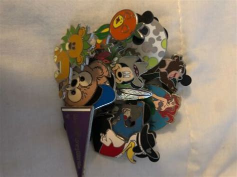 Walt Disney Pins Verschiedene Gruppe Von 10 Keine Duplikate