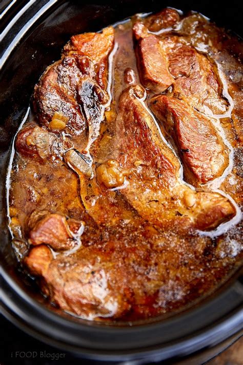 Rustic Slow Cooker Country Style Pork Ribs Craving Tasty