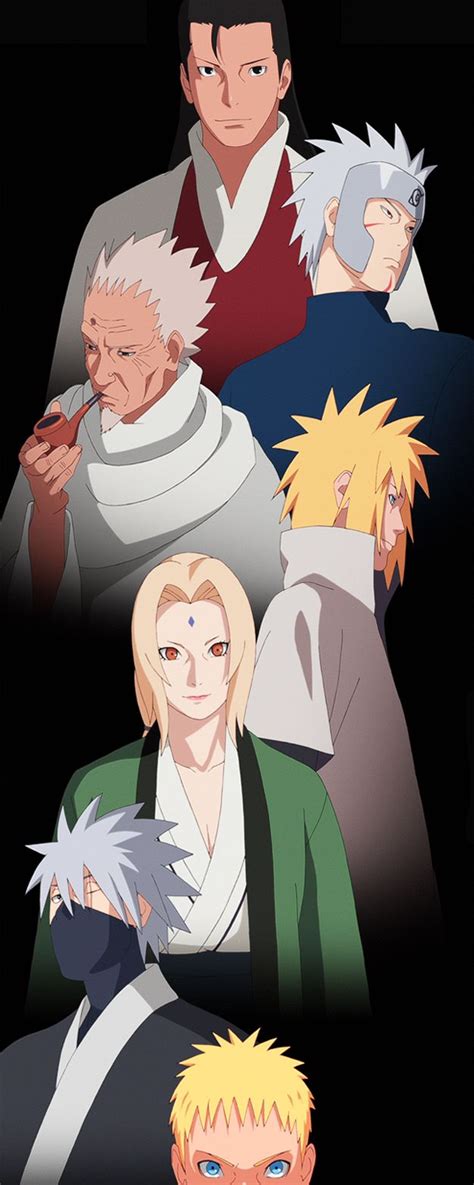 All Of The Hokage Are So Interesting I Love Each Character Kages