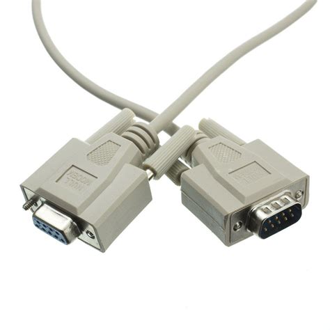 Getuscart Null Modem Cable Db9 Male To Db9 Female Serial Cable Ul