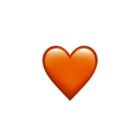 20 Orange Heart Emoji Crown Png Movie Sarlen14