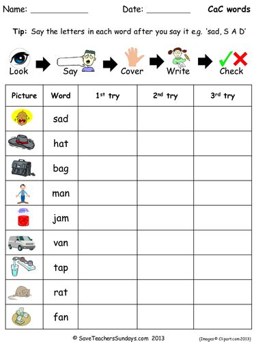 Spelling Words For Year 1 Worksheets Liewmeileng