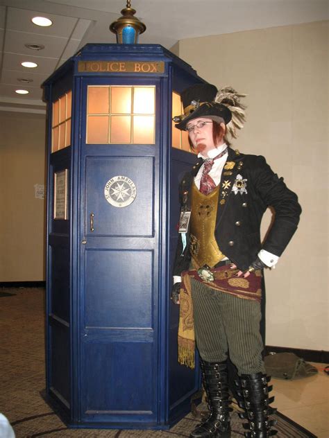 Tardis Steampunk Costume Steampunk Fashion Steampunk