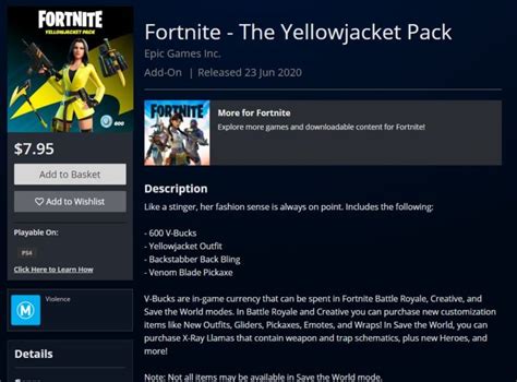 Fortnite Yellowjacket Starter Pack Available Now Updated