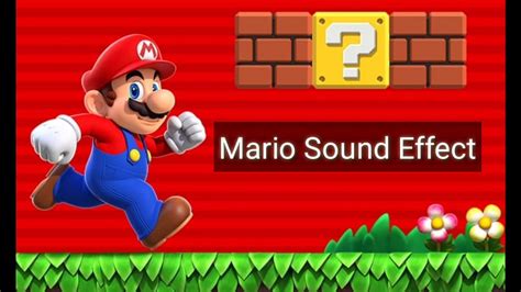 Super Mario Sound Effect Youtube