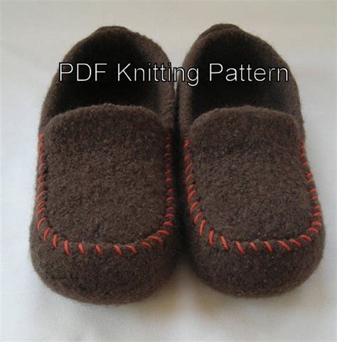 Free Knit Slipper Patterns Mikes Nature