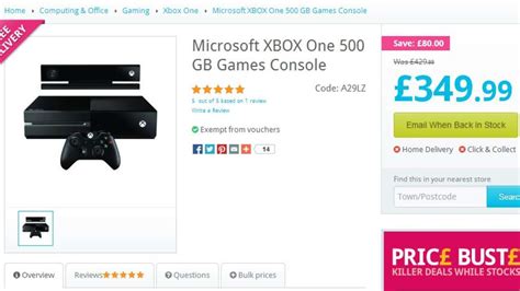 Uk Retailer Cuts Xbox One Price Bringing It Level With Ps4 Gamespot
